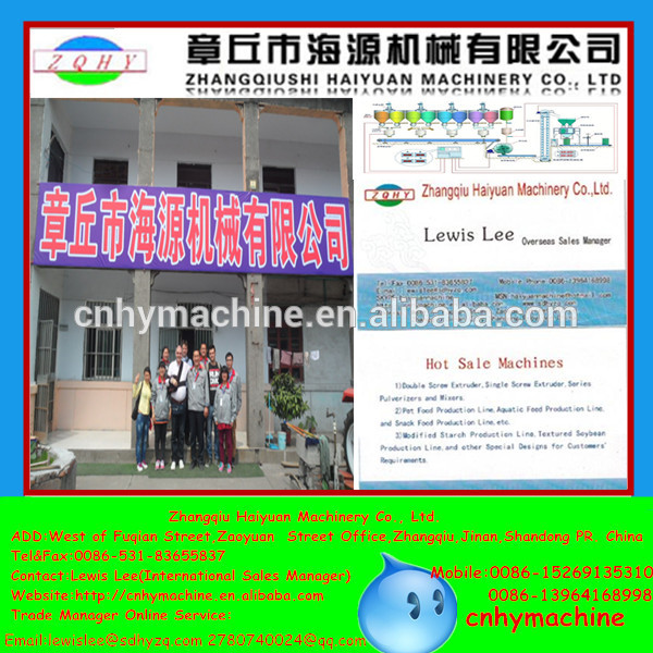 2015 NOUVEAUX naks applicables globaux de nik de Haiyuan faisant des machines, maïs se courbe faisant la machine, Kurkure faisant la machine