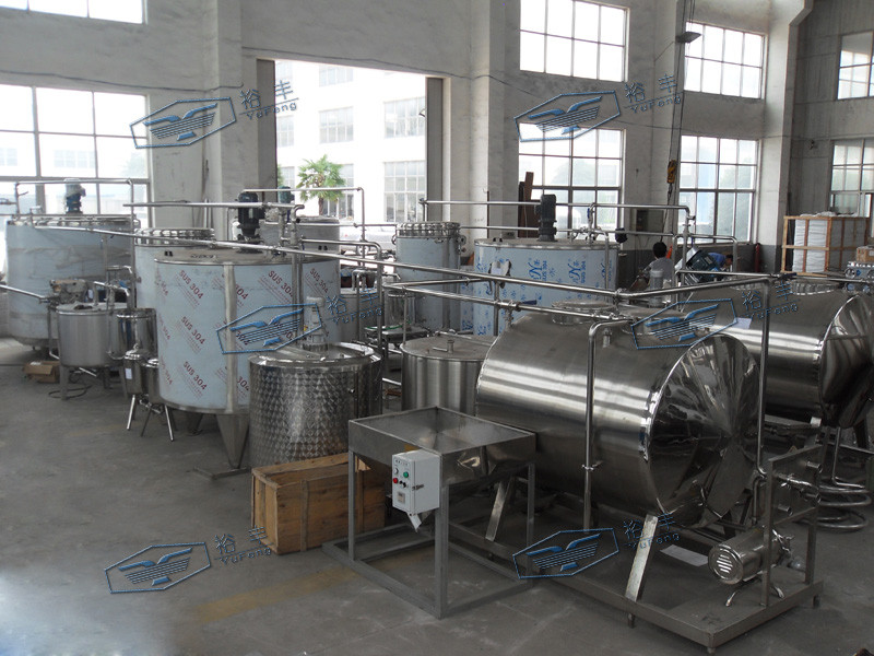 Ligne de mélange de chauffage de vapeur de Juice Processing Equipment du SUS 304